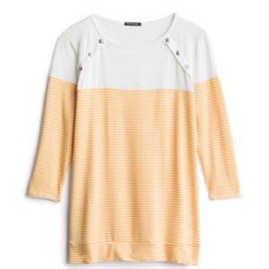 Pink Clover Luna Button Detail Knit Top — EUC